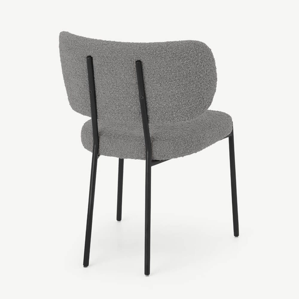Ghế Ăn Boucle Màu Xám - Ảnh 2